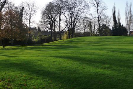Cherry Hill Park - the site of Ely Castle's motte