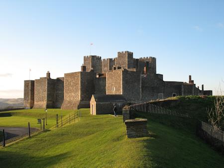 The keep and towers at Dover Castle
