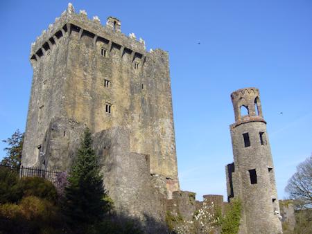 Blarney Castle keep and its ornate 18th century tower