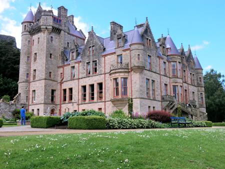 Belfast Castle viewed from the gardens