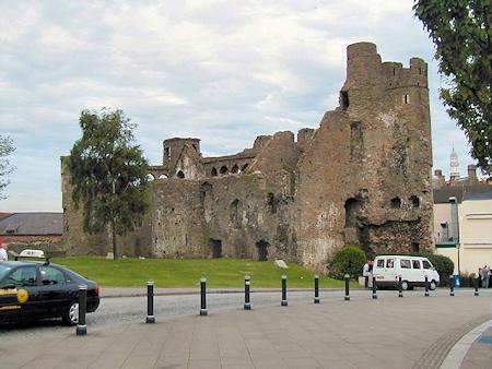 Swansea Castle viewed from Castle Square